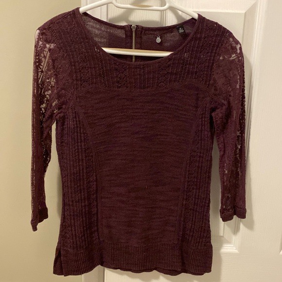 Purple Anthropologie Sweater - Picture 1 of 3